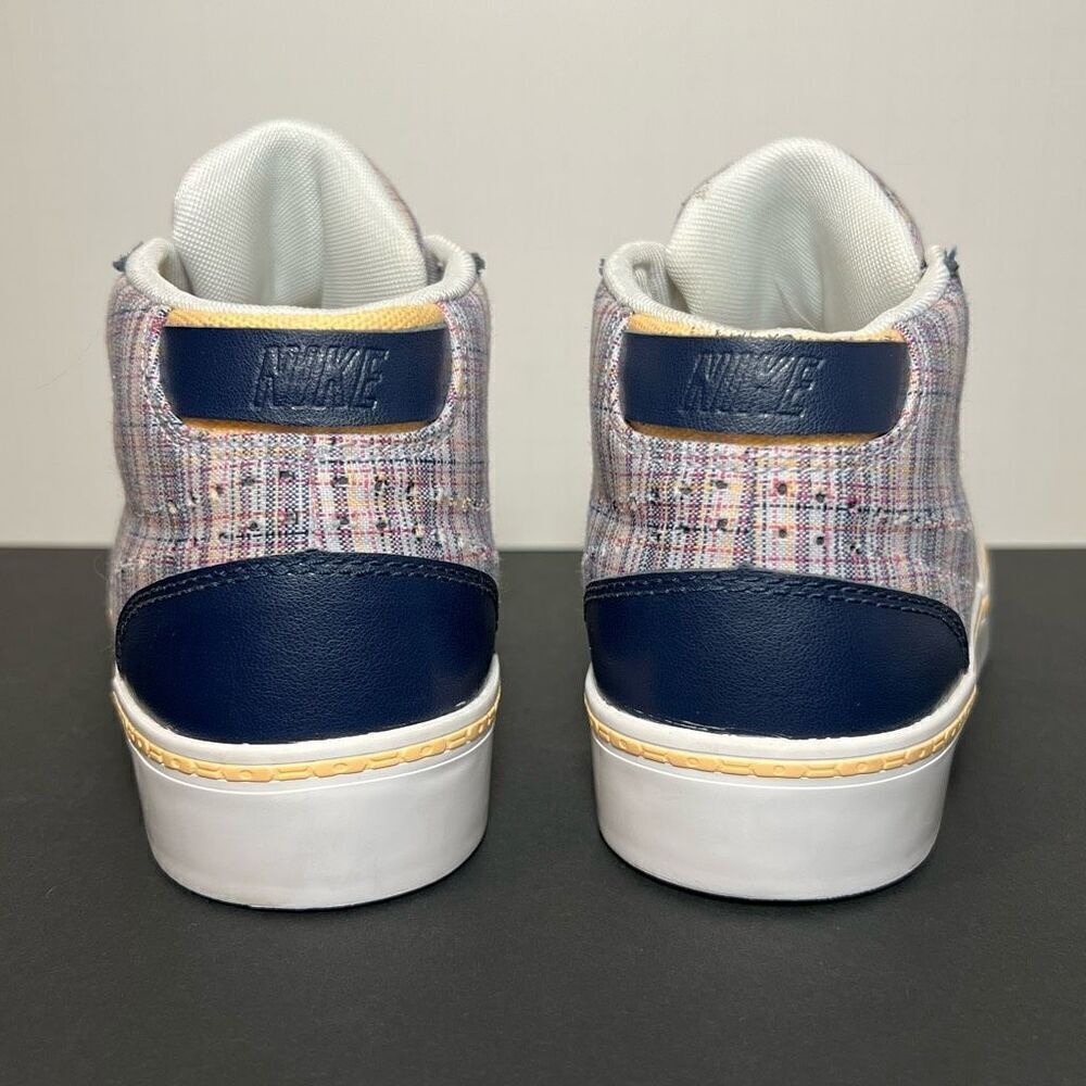Womens *RARE* NIKE Hachi Textile Purple Plaid Casual Lace Up Sneakers / Size 6 - Picture 4 of 8